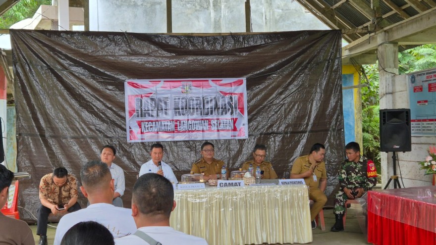 Rakor kecamatan Langowan Selatan Kab.Minahasa